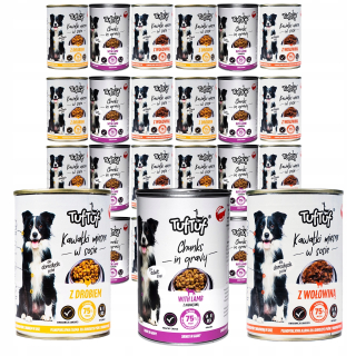 Tuf Tuf mokré krmivo mix príchutí 10 kg